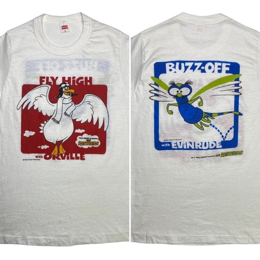 Vintage 70s The Rescuers movie promo shirt x Walt Disney x KIDS (14)